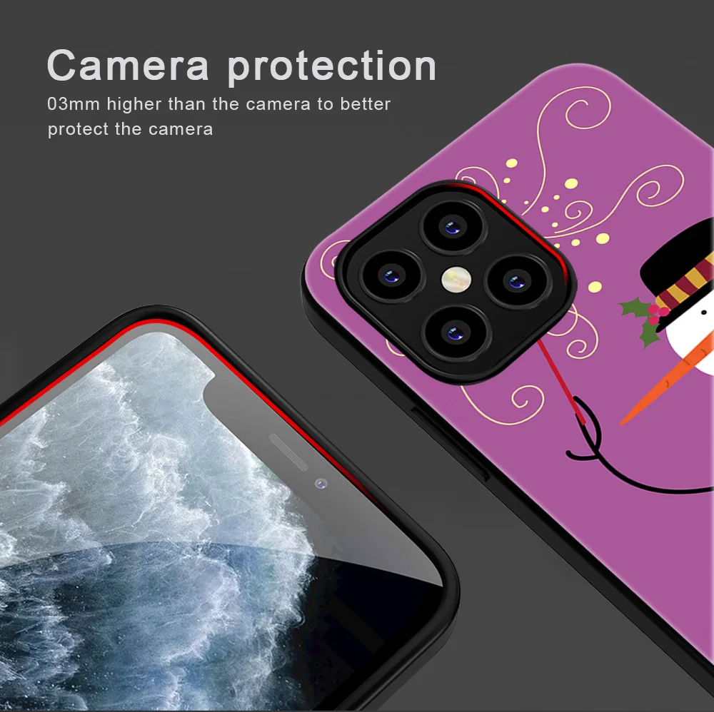 

Cute Santa Claus Phone Case For iPhone 11 12 Pro Max mini XR X XS Max 7 8 6S Plus SE 2020 Phone Cases Soft TPU Cover Funda Capa