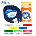 Unistar, совместимая с Dymo Letratag 100h, пластиковая лента для принтера, 12 мм, 12267, 18769, 18771, 91201, 91331, 91221, этикетка, лента для фото