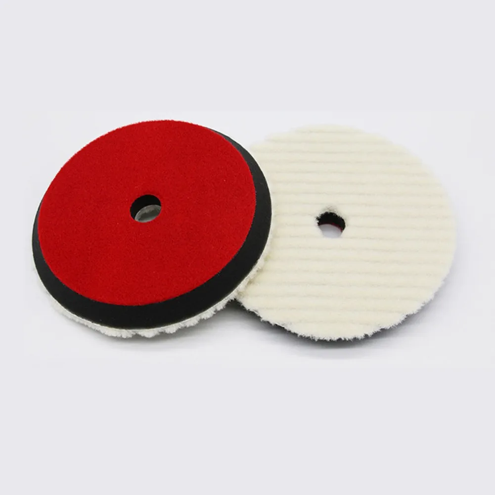 

6 Inch 150mm Car Polishing Pad Soft Wool Buffing Polishing Pad Mixed Color Backing Pad Sharpening Tools