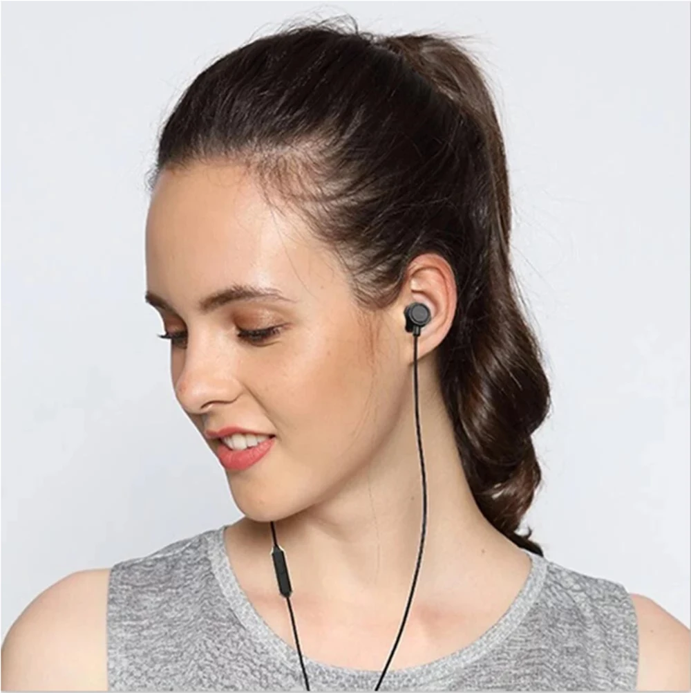 Наушники-вкладыши UiiSii HM13 с микрофоном проводные шумоподавлением динамические