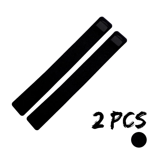 2pcs-Black Эластичный Бандаж для рыболовной удочки, аксессуары, многоразовая удочка для ловли карпа, направляющее кольцо, держатель, ремень, подтяжки - Цвет: 2pcs-Black