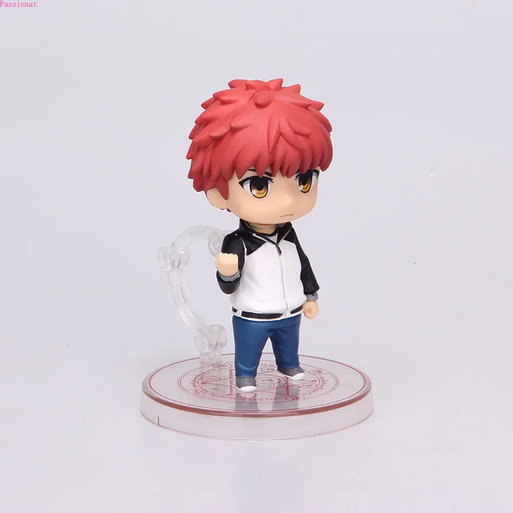 Fate stay night saber свадебное платье Q clay Archer emiya shirou ПВХ Фигурки игрушки Аниме для детей