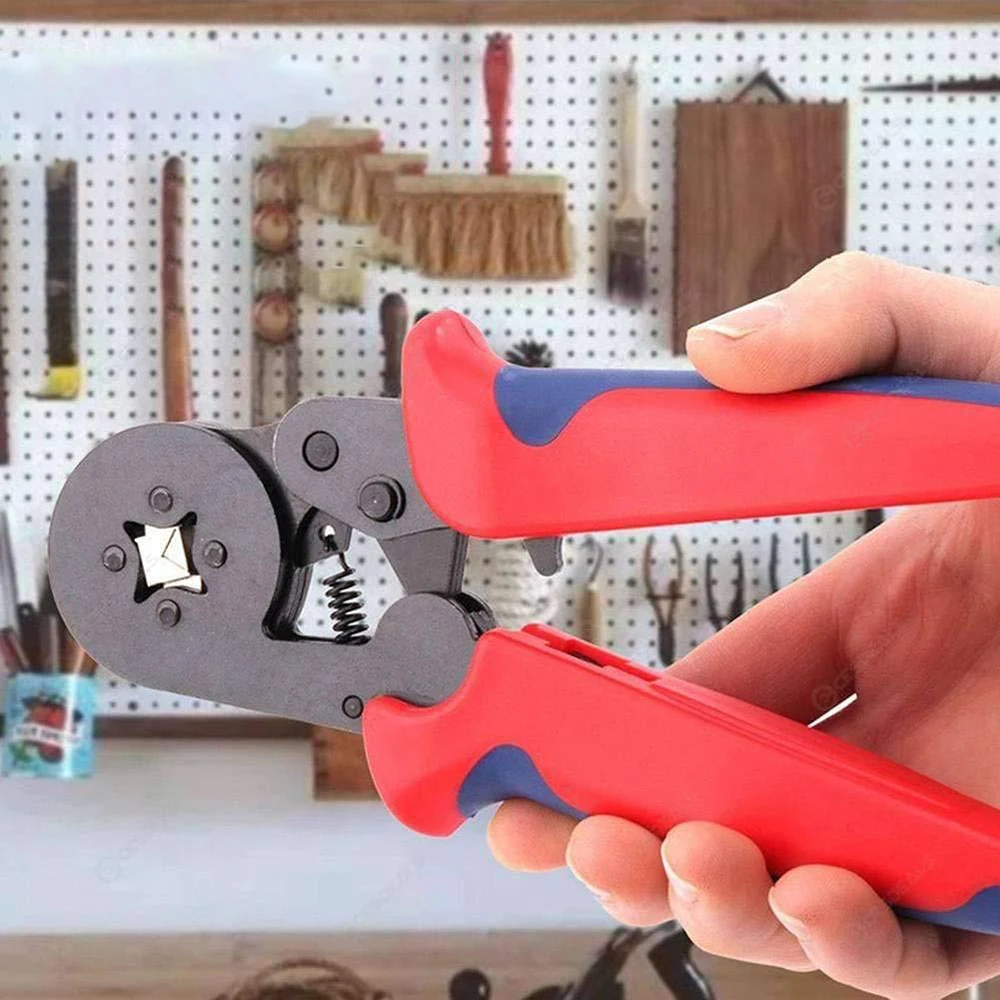 

Tubular Terminal Crimping Tools Mini Electrical Pliers HSC8 6-4A 0.25-10MM High Precision Clamp Set