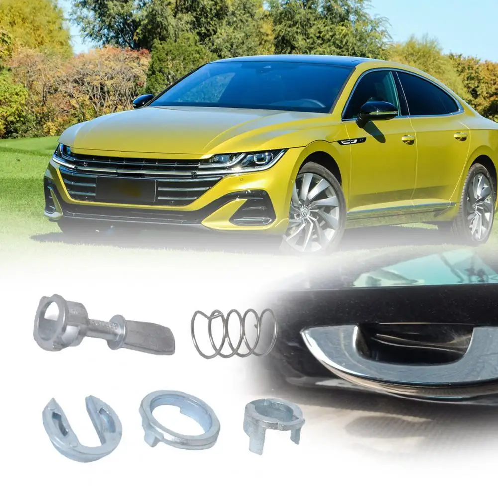 

Ремонтный инструмент портативный износостойкий цинковый сплав Автомобильный Дверной замок набор для ремонта цилиндра 6K4837223A для VW