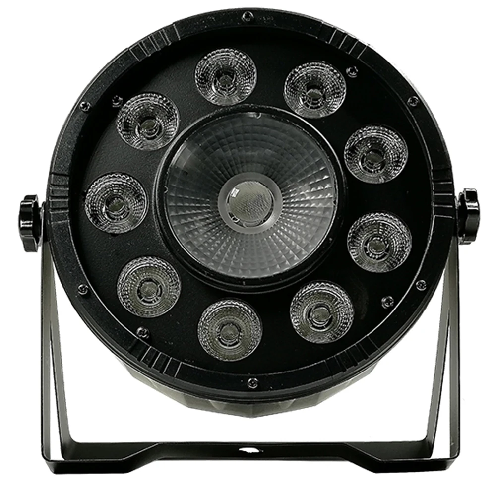 8 шт./лот 9x10 Вт + 30 cob led par light rgb 3-в-1 dmx512 flat профессиональное оборудование для