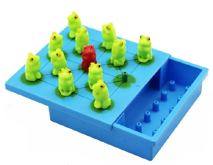 

Top 40 Cards 3-7 Years Old Children's Intelligence Toy Frog Chess Game Practice Logical Thinking