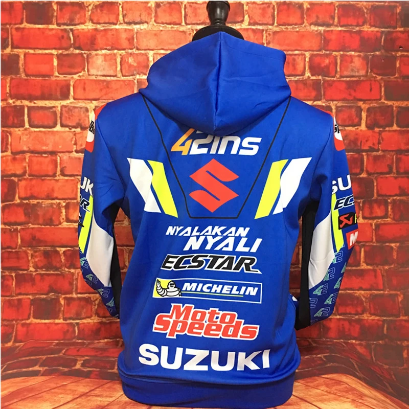 Knight GP мотоциклетная Толстовка Для Suzuki с вышитым логотипом, толстовка с капюшоном, куртка, пальто RR GSXR GXS, мотоциклетная одежда