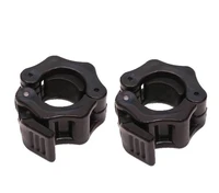 1 pair 30mm 25mm barbell collar spinlock collars lock dumbell clips clamp weight lifting bar gym fitness body building black