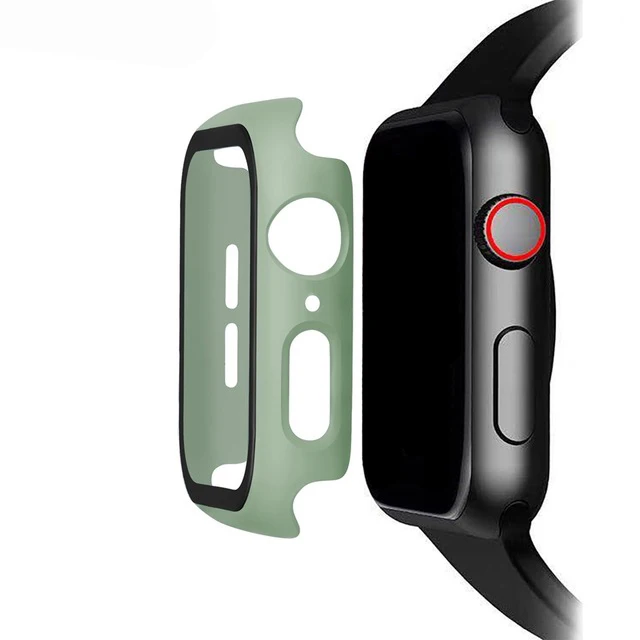 Mint 20D закаленное стекло для Apple Watch 44 мм 38 мм 42 мм 40 мм серия 4 3 2 1 полное покрытие изогнутые края Рамка протектор экрана для i Watch - Цвет: Mint