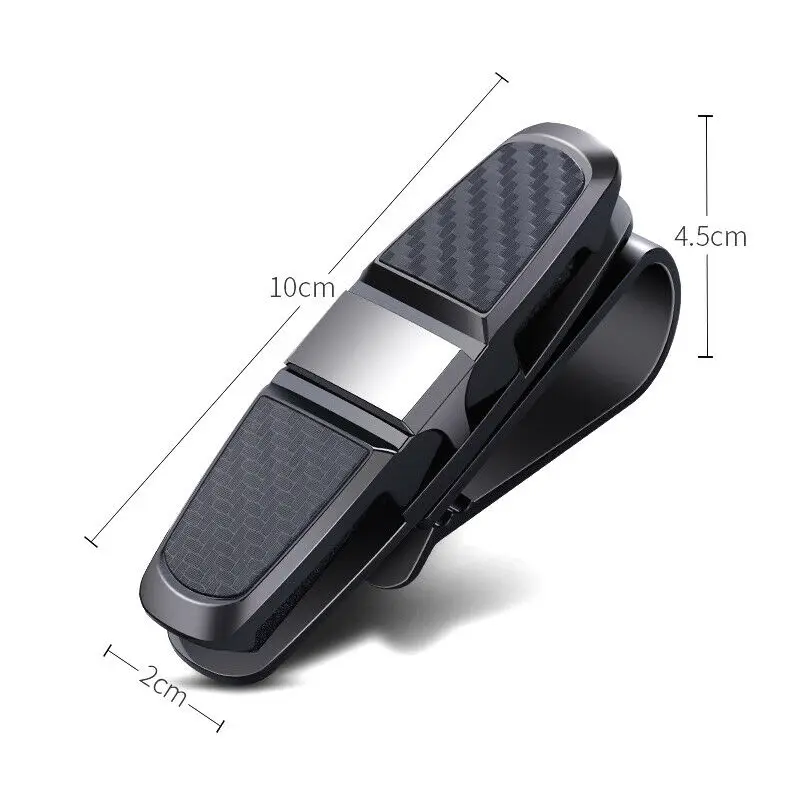 Universal Car Sun Visor Glasses Fastener Clip Holder For Sunglasses Eyeglasses Ticket Card Multifunction Interior Stylin | Автомобили и