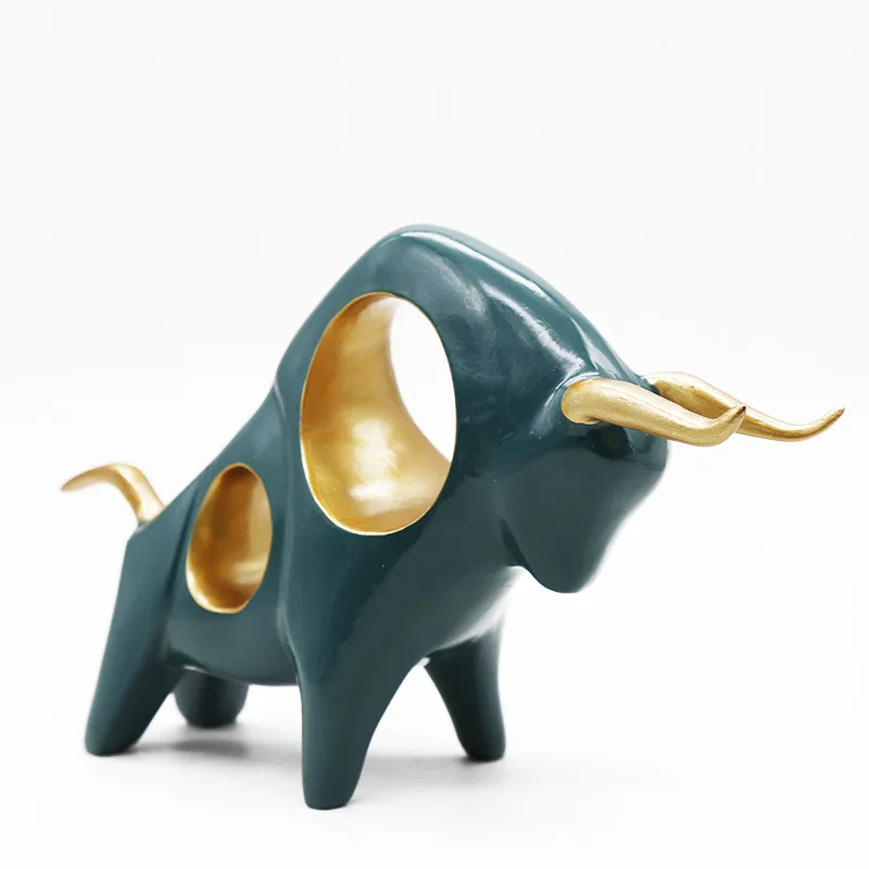 

Nordic creative cow ornaments home living room TV cabinet wine cabinet ornaments art crafts abstract animal decoration