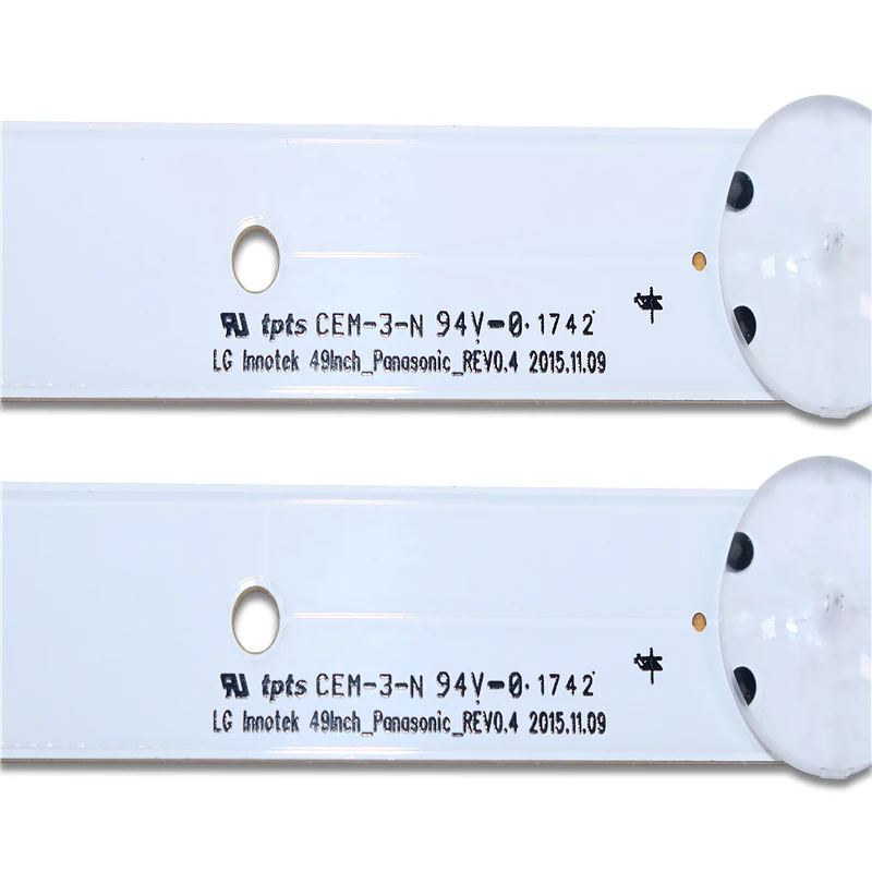 Светодиодная лента для подсветки 40 шт. 5 светодиодов LG Innotek 49 дюймов Panasonic REV0.4 Φ