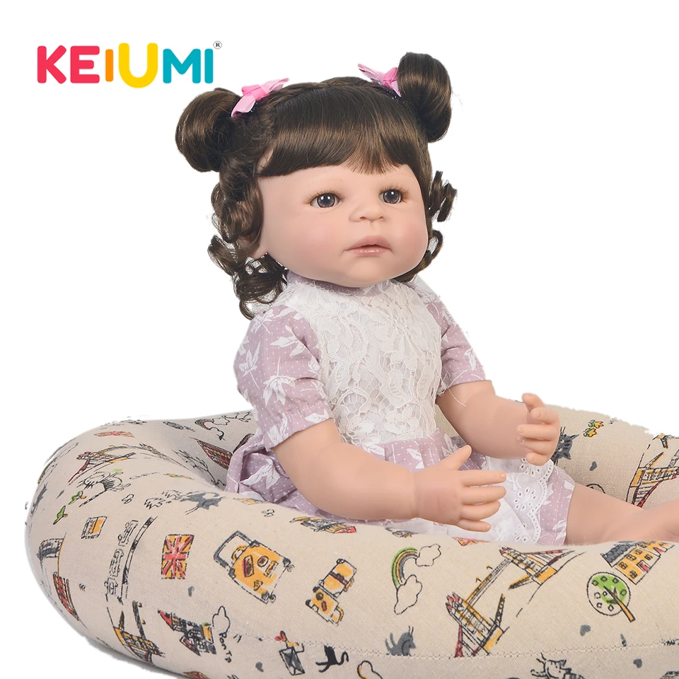 Кукла реборн силиконовая Реалистичная Модная младенец для девочек подарок на