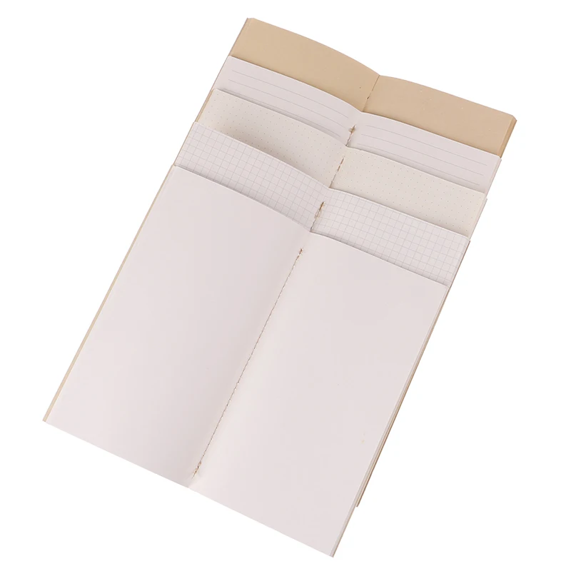 Notepad Diary Journal Traveler's Refill Planner Organizer Filler Paper A6 Standard/Pocket Kraft Notebook Blank Dot Grid | Канцтовары