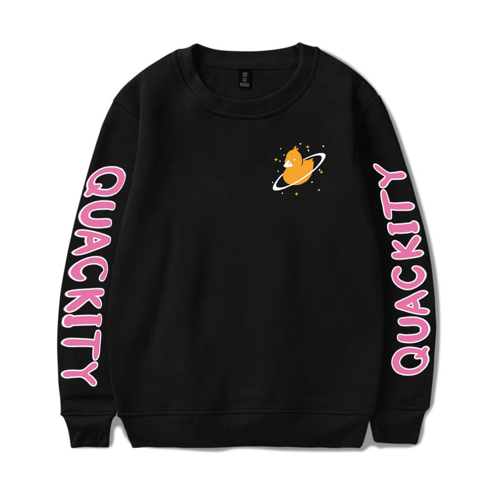 

Anime Quackity Crewneck Sweatshirts Women Men Long Sleeve Sweatshirts Casual Streetwear Kawaii Boy/girl Clothes pullover