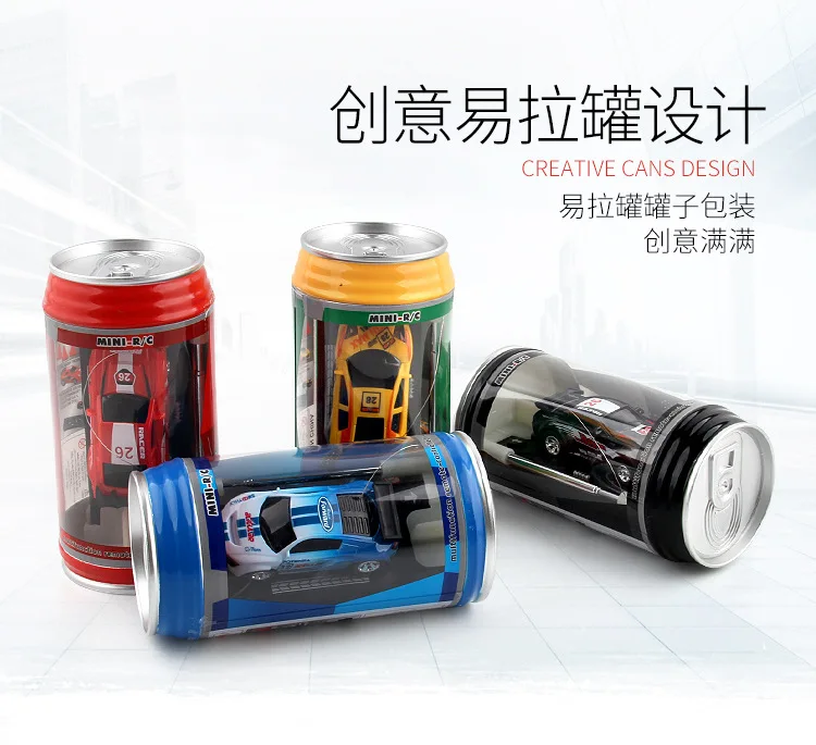 Creative Mini Coke Can RC Cars Collection Radio Controlled Machines On The Remote Control Toys For Boys Kids Gift | Игрушки и хобби