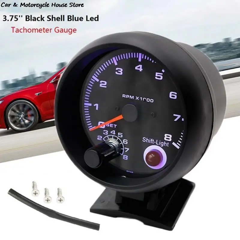 Hot Sale Waterproof 12v Car Led Shift Light 0-8000 Rpm New Tachometers Tacho Gauge Meter | Автомобили и мотоциклы