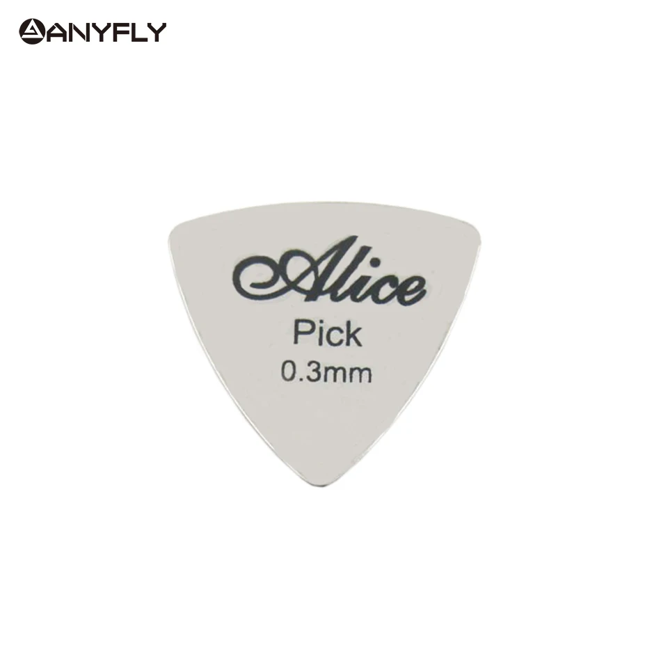 12 stück alice edelstahl dreieck form gitarre pick metall picks für akustische elektrische gitarre geschwindigkeit rock picks 03mm free glo
