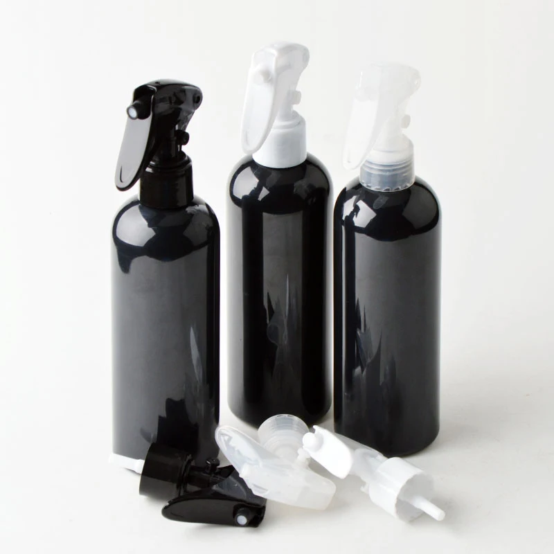 100ml 120ml 150ml Black Bottle with Trigger Sprayer Refillable Mist Spray Bottle for Cleaning Detergent  10pcs/lot P219