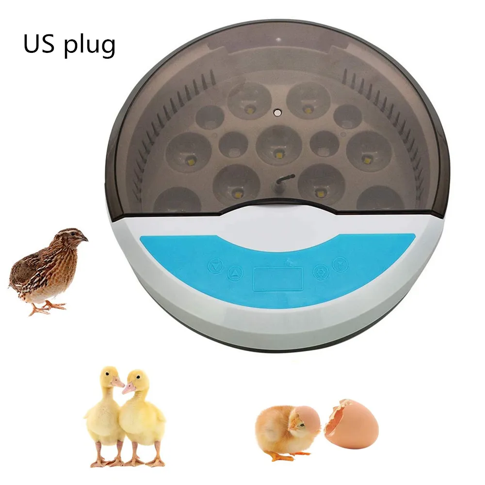 

New Product 9 Semi-Automatic Egg Incubator Household Mini Incubator Duck Goose Bird Eggs Built-in LED Incubation Process 24CM