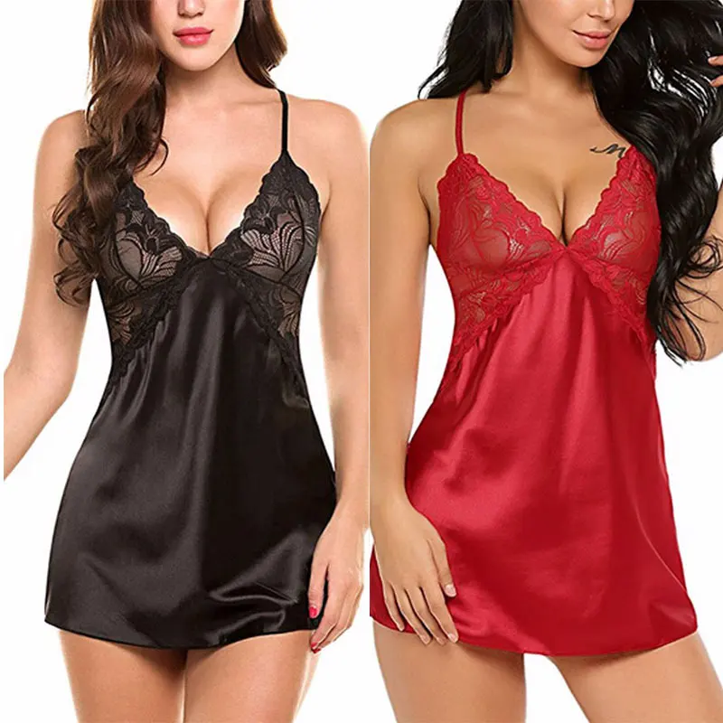 Женское Эротическое нижнее белье сексуальные костюмы Lenceria Chemise Porno женское