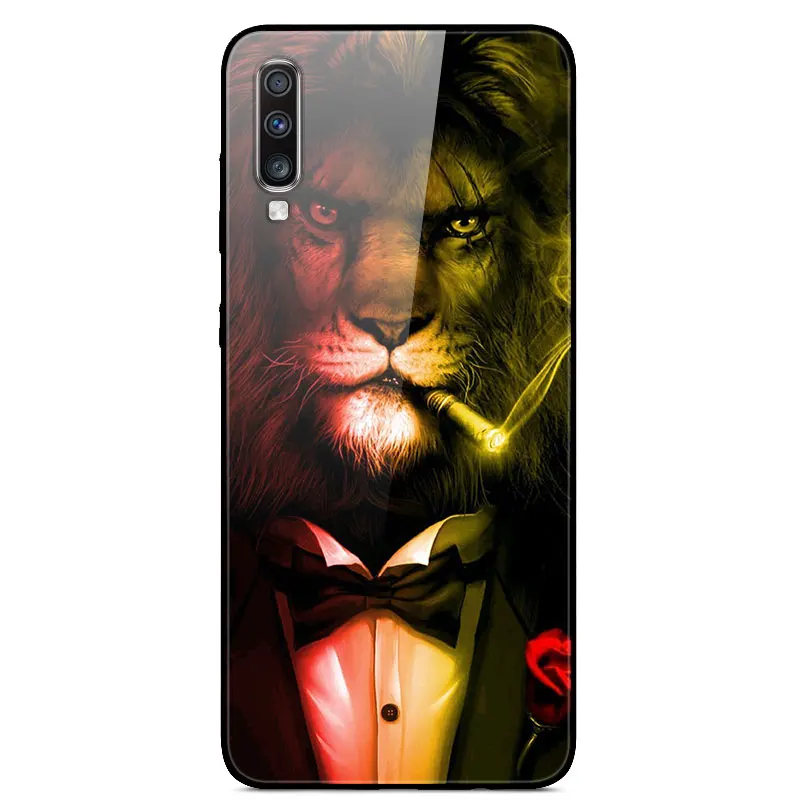 23 Чехол из закаленного стекла для samsung S9, Жесткий Чехол для задней панели, чехол для samsung Galaxy S9 Plus, чехол, TPU бампер S10e S10 Plus Caso - Цвет: 23