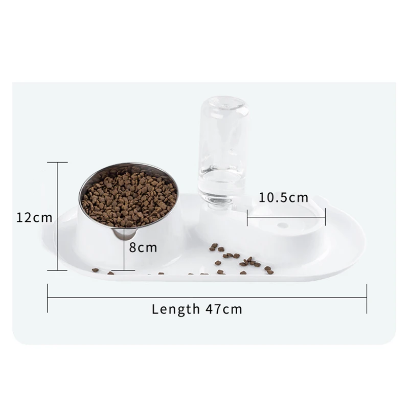 

Pet Cat Dog Bowl Automatic Food Water Container Feeder Dispenser Pet Water Drinking Feeding Bowl for Cat Dogs Feeder Food Dish