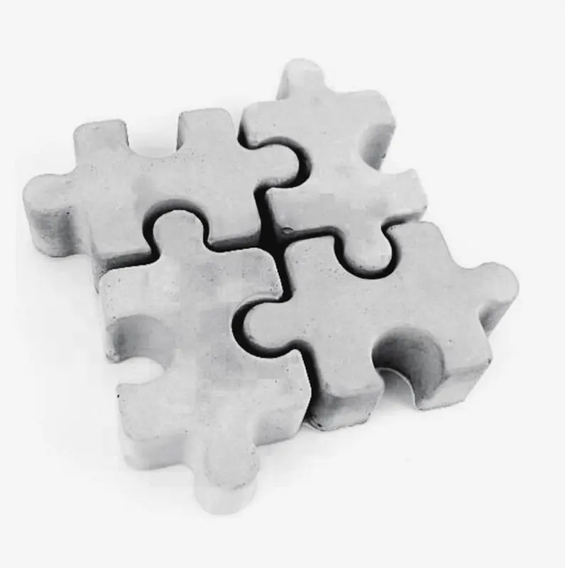 Форма для бетонных подставок сделай сам креативная головоломка силиконовая