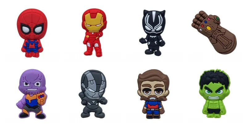 5050-09-16 mix18pcs 18 шт./лот Мститель мультфильм ПВХ магниты на холодильник магнитные наклейки супергерой фигурка холодильника магниты детский подарок - Цвет: 5050-09-16 mix18pcs