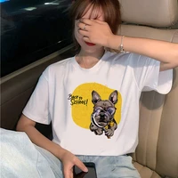 kawaii dog print woman tshirts harajuku t shirt 90s aesthetic basic casual tshirts tops summer short sleeve fashion tee tshirts