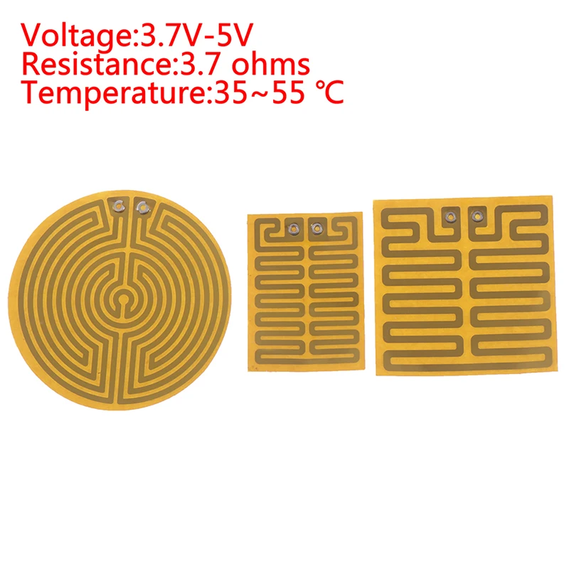 1PC 3.7V-5V Yellow Mini USB Insulation Coaster Heater Heat Electric Coffee Cup Mug Mat Pad Office