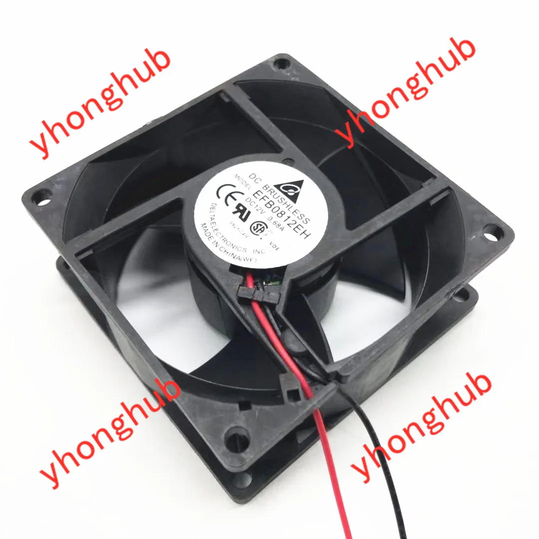 Двухпроводной охлаждающий вентилятор для сервера Delta Electronics EFB0812EH EFB0812EHF DC 12 В 0,68 а 80x80x32 мм