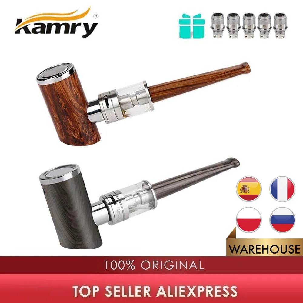 Оригинальный Kamry K1000 плюс EPipe комплект электронный кальян ручка 1000 мАч с 4 мл starter Kit