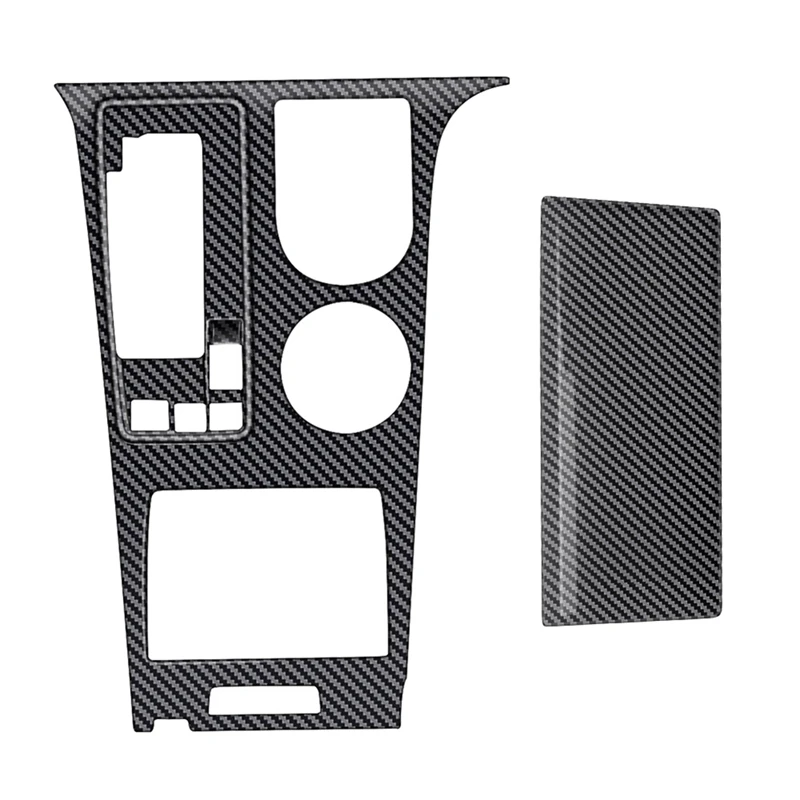 

Carbon Fiber Car Control Gear Shift Panel Frame Cover Trim for Toyota Sienna 2021 Interior Decoration