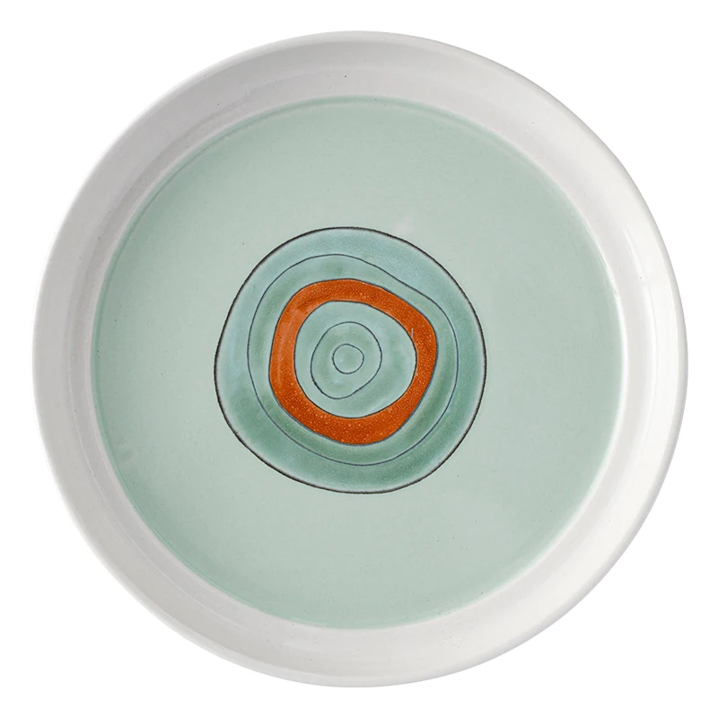 Современная керамическая тарелка для столовой настольные тарелки-спагетти