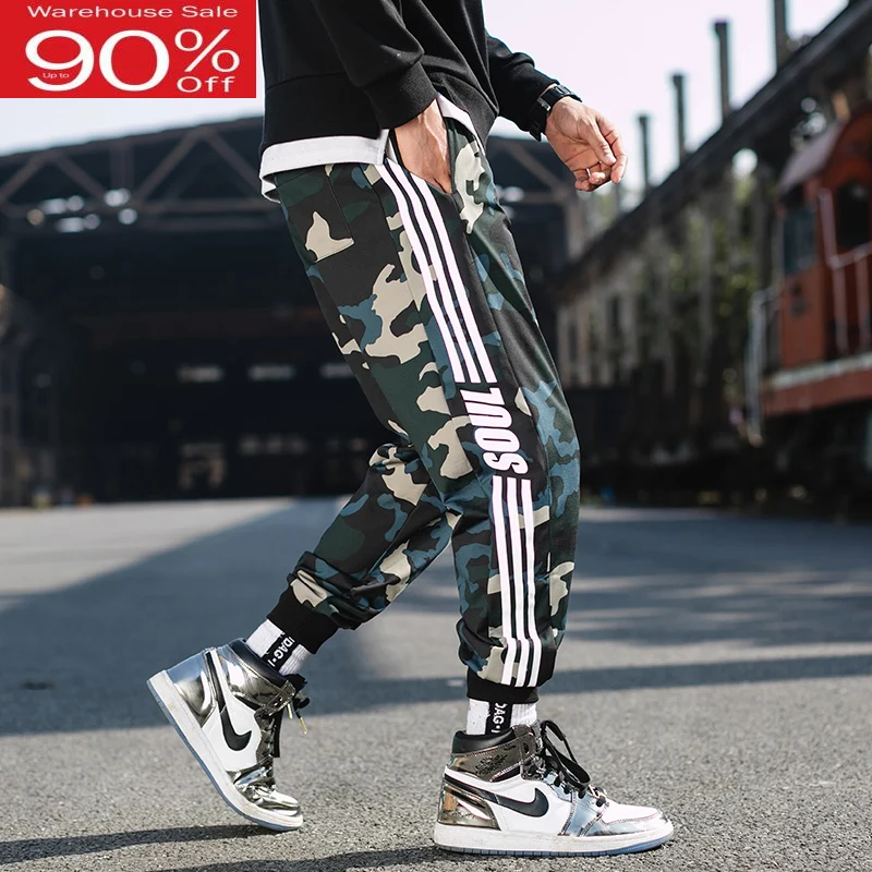 Размера плюс для мужчин 2020 Новинка весны и осенние повседневные камуфляжные