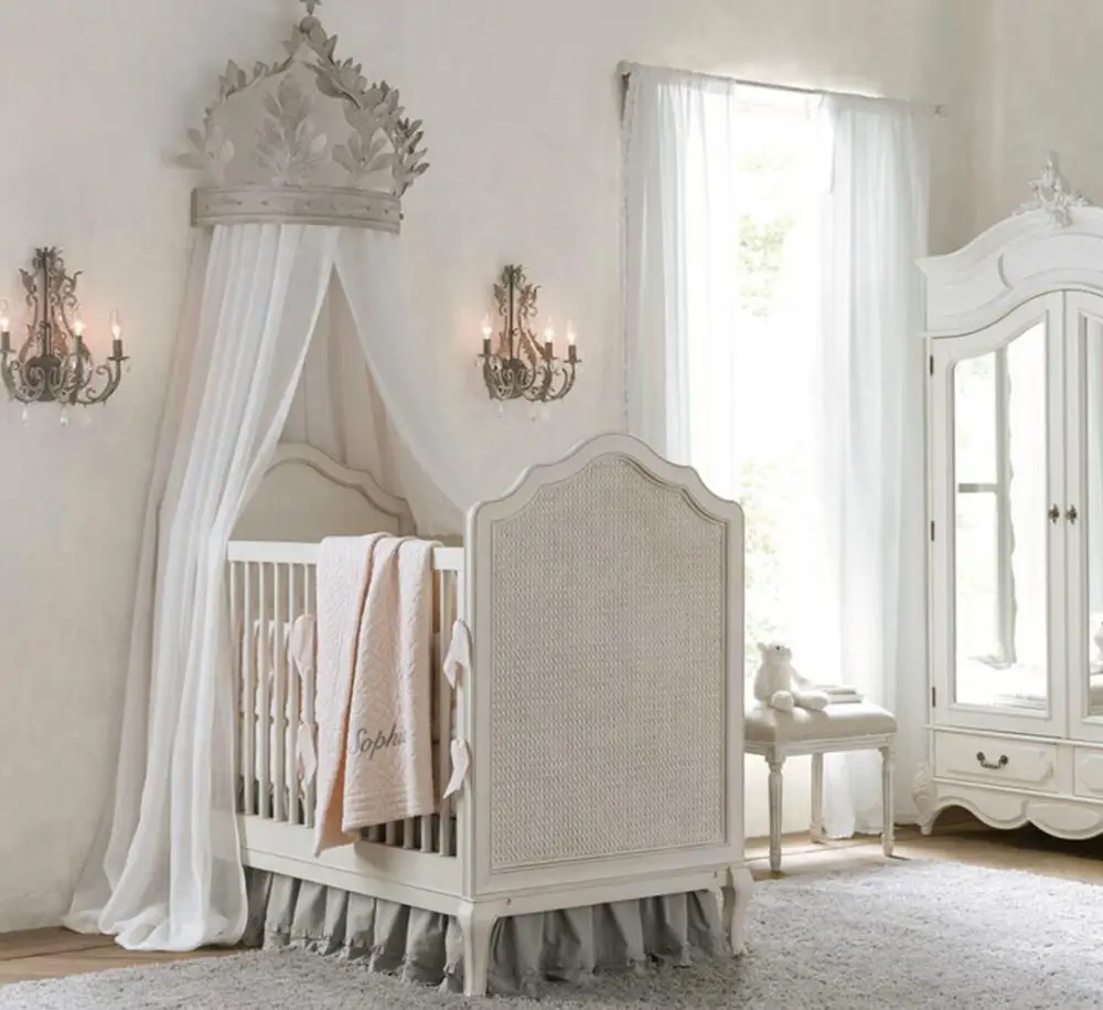 Винтажный/Античный/Ретро Белый/Серый Хрустальный настенный светильник