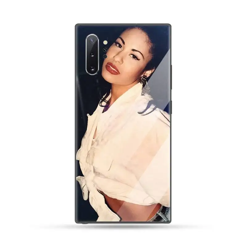 

selena quintanilla Star Singer Phone Case Tempered glass For Samsung S6 S7 edge S8 S9 S10 e plus note8 9 10 pro