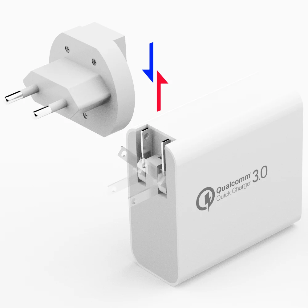Зарядное устройство PD 48 Вт QC 3 0 4 USB Type C для xiaomi 10 9 Apple Mac Phone 11 Pro Airpower зарядное