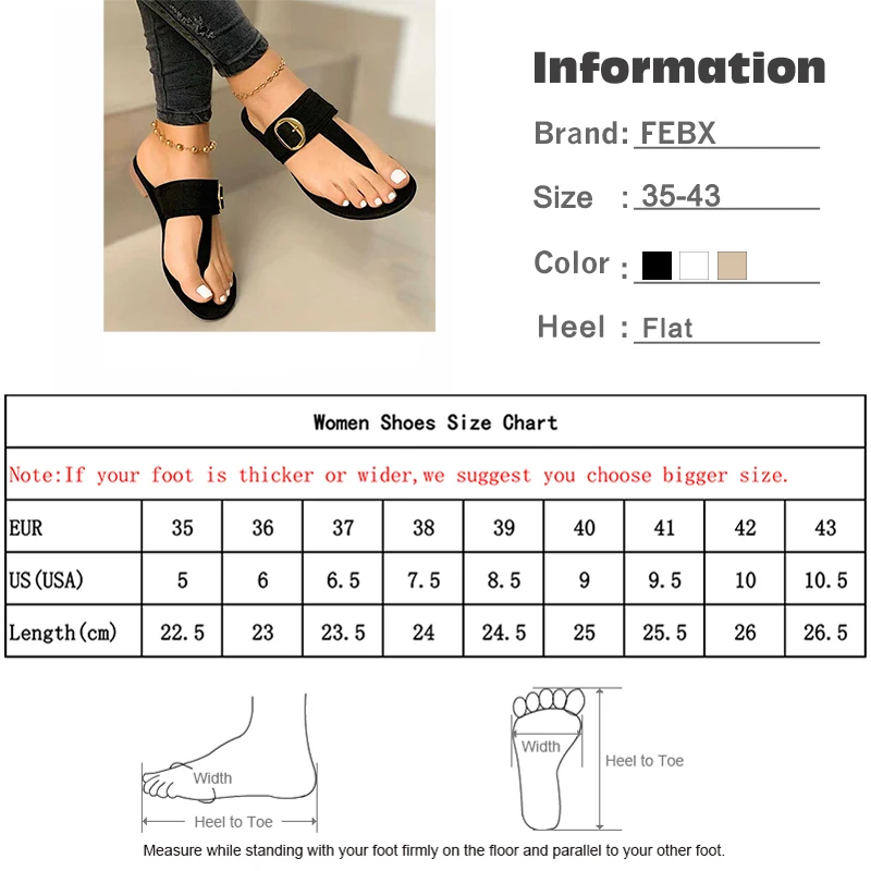 

Fashion 2020 Women Slippers Pu leather Clip Toe T tied Sandals Summer Ladies Flat Shoes Woman Beach Female Casual Flip Flops New