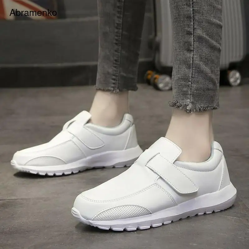 

Кроссовки женские, дышащие, белые, размер 35-40