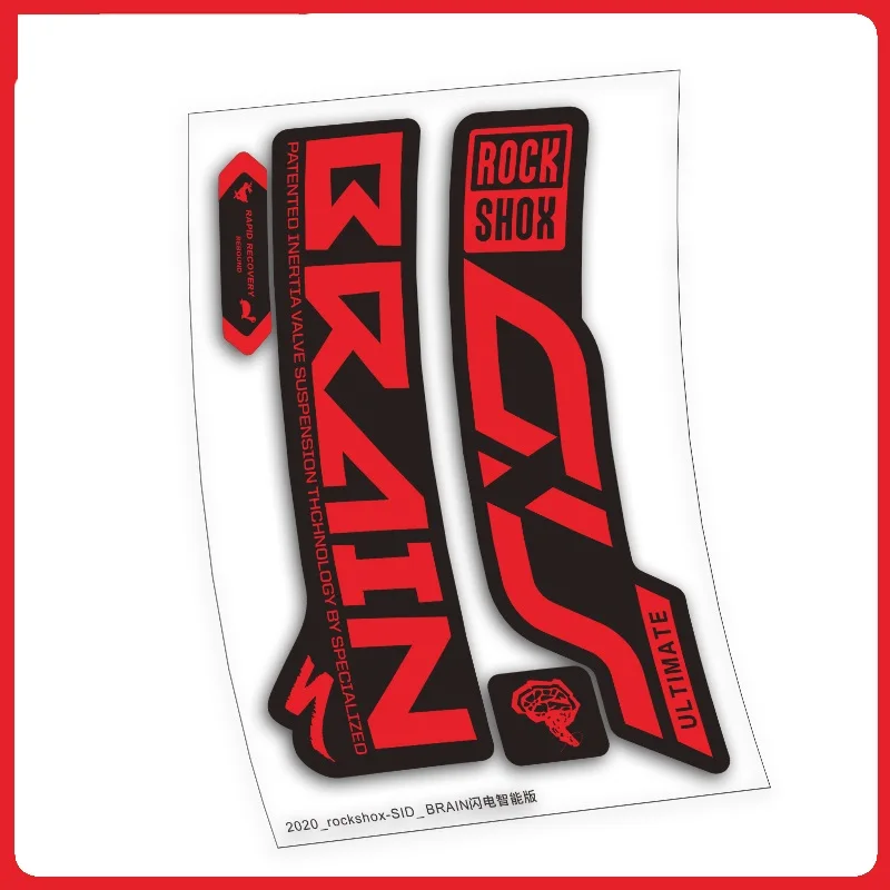 Наклейка на переднюю вилку велосипеда ROCKSHOX SID наклейка для горного подходит 26 27 29