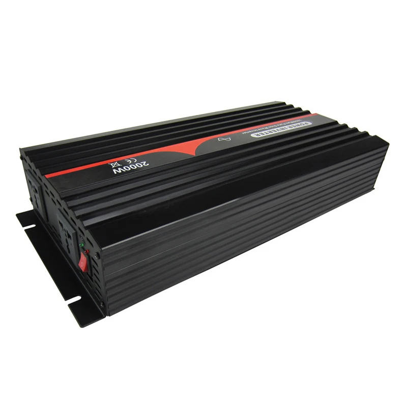 2000 Вт Инвертор немодулированного синусоидального сигнала 12 В/24 В/48 В постоянного