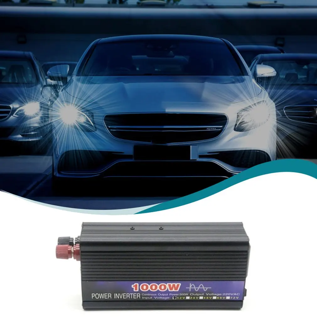 

1000w Pure Sine Wave Inverter Smart Power Inverter Single Digital Display Car Inverter Conversion Booster