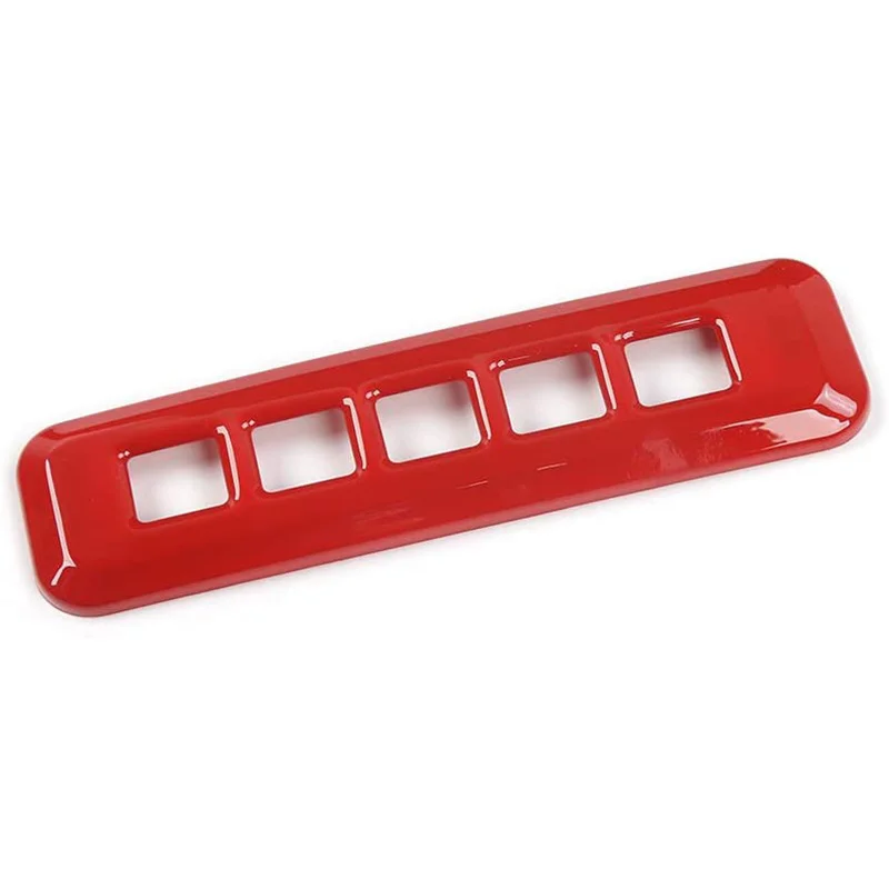 

Автомобильная дверь кодовый замок кнопка переключения рамка Крышка отделка для Ford F150 2015-2020, красный