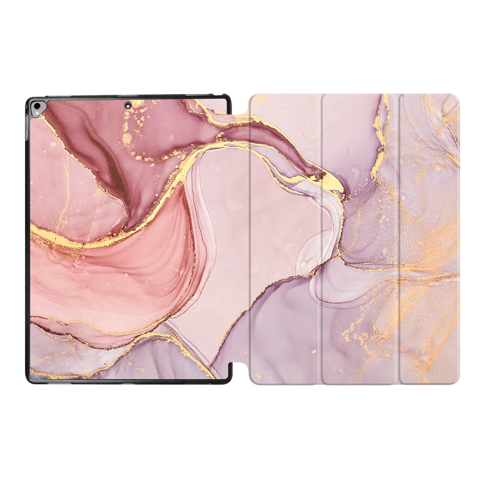 IP09 MTT мраморный Чехол для iPad Pro 12,9 '' версия из искусственной кожи откидная подставка защитный чехол для планшета Авто Режим сна/пробуждения - Цвет: IP09