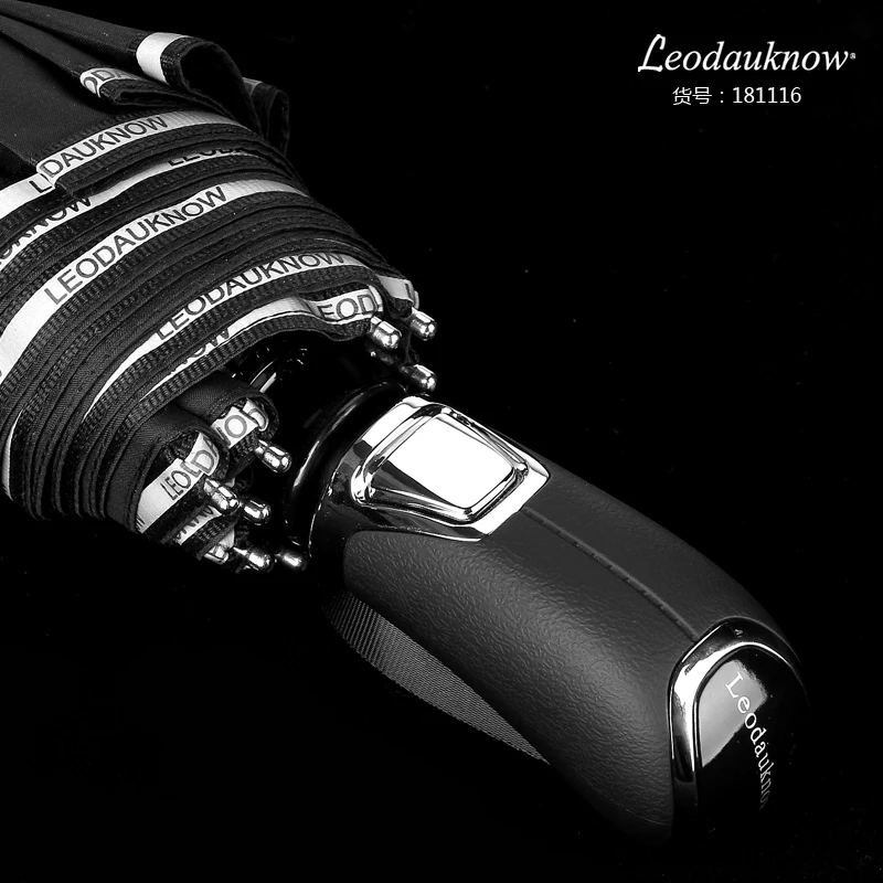 Leodauknow десять костей отражение солнца три складных зонта Безопасный и щедрый