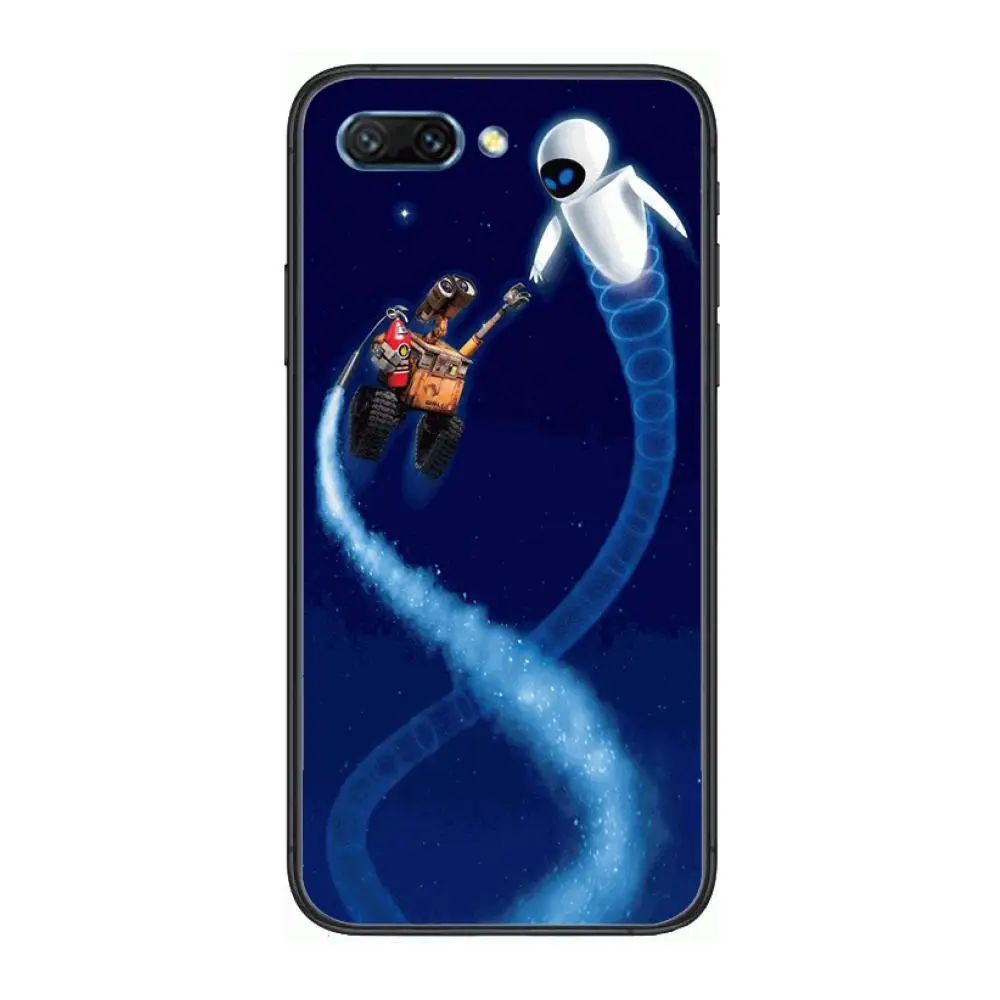

Robot Cute Boutique clear Phone Case For Huawei Honor 10 9 8 7 N Pro Lite A C RU Black Etui Coque Hoesjes comic fashion