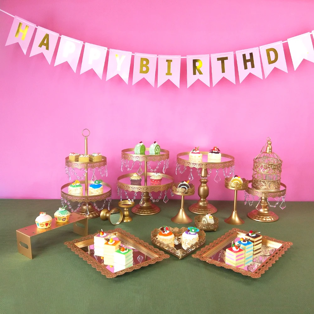 Tobs 1 шт. кристаллы торт стенд товары для украшения торта башня из кексов Свадебные