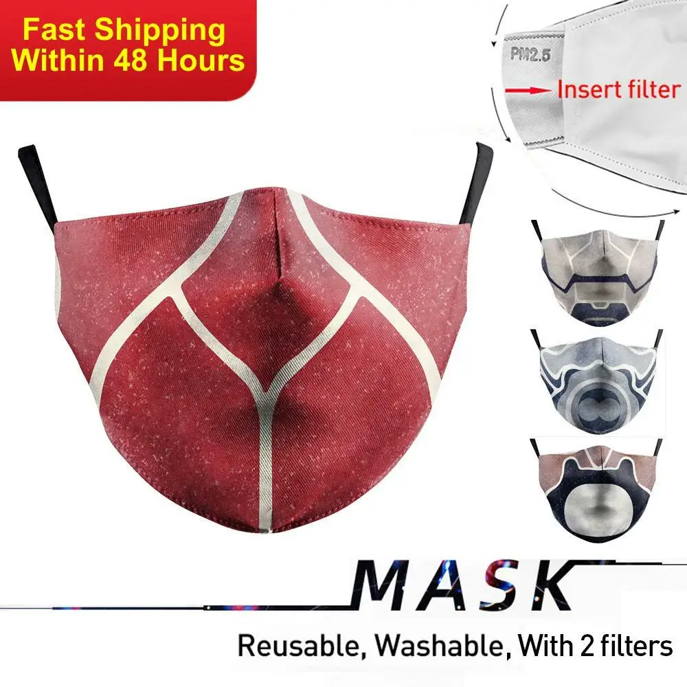 

Zawaland Fashion Reusable Protective PM2.5 With Filter Cosplay Mask Adult Mouth-muffle Superhero Masks Washable Masks